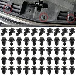 10mm 20Pcs Auto Car Bumper Clips Retainer Fastener Rivet Door Panel Fender Liner For Honda Accord Civic CRV HRV Pilot Odyssey