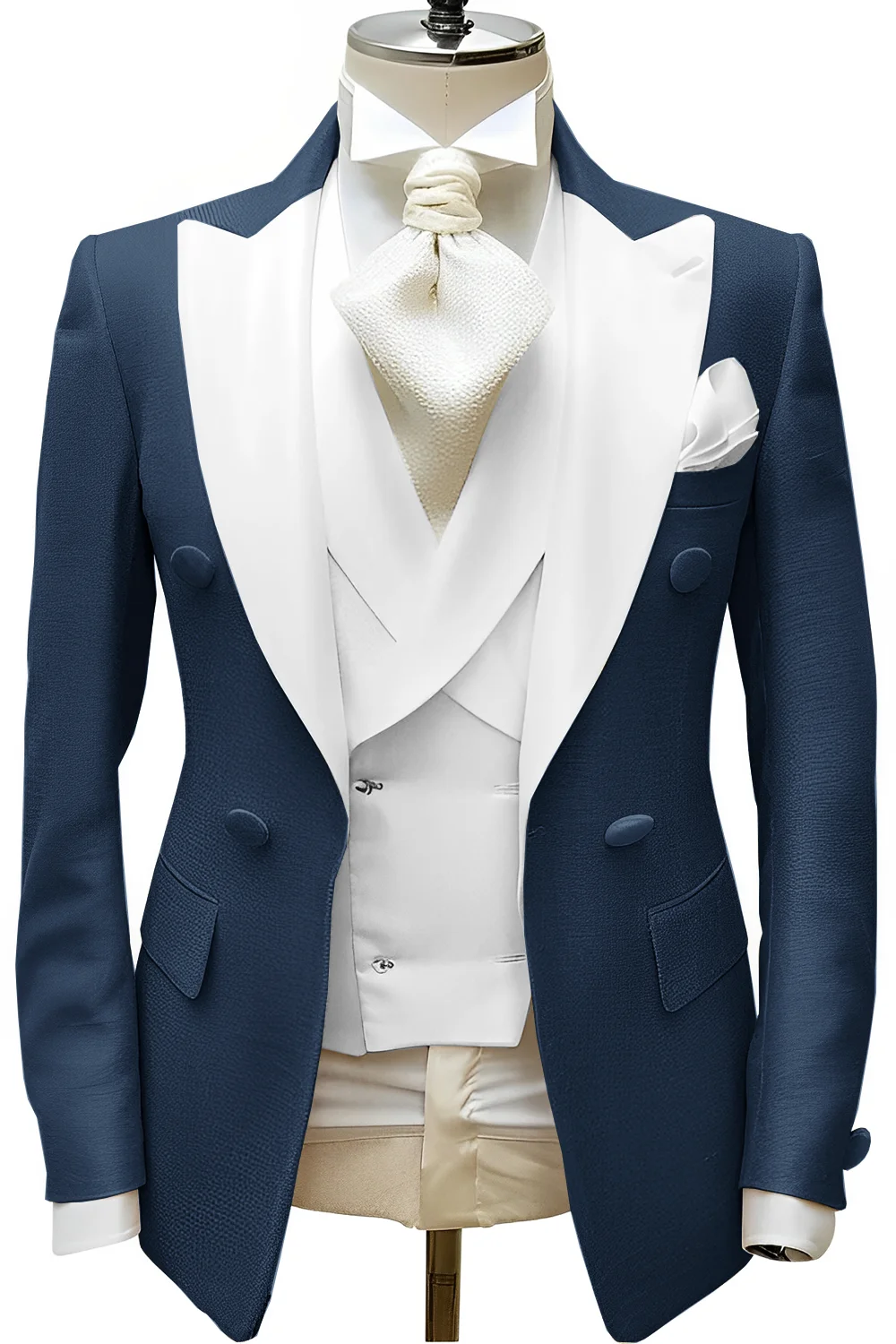 Khaki Men's Suit Three-piece Suit Elegant Wedding Tuxedo for Groom 2025 Custom Dress Slim Fit Blazer XS-5XL Suit Men