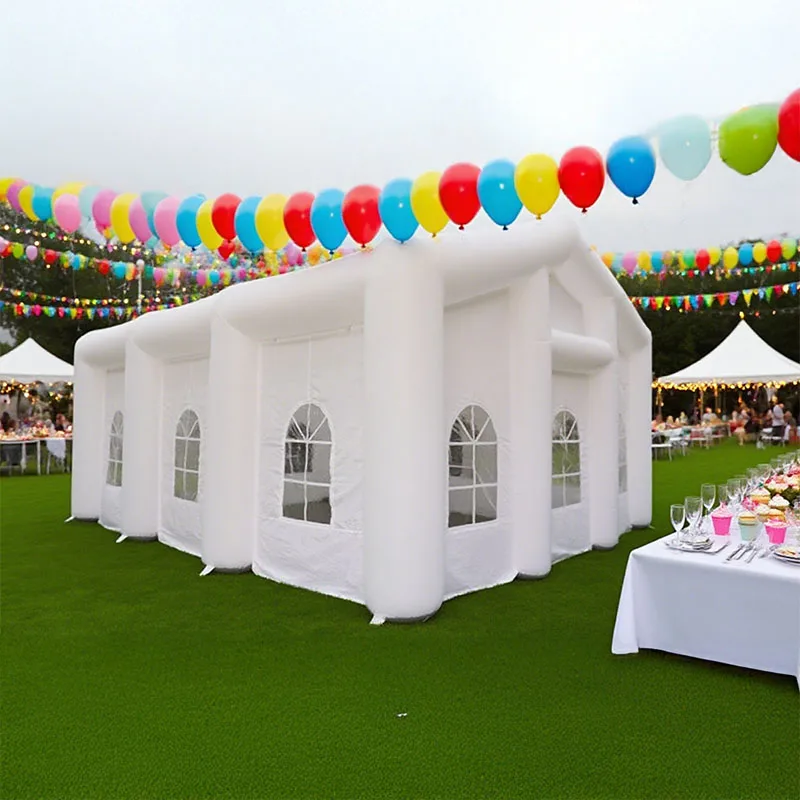 

White Wedding Party Ten Suitable for Birthday Outdoor Party blow up party tent for event