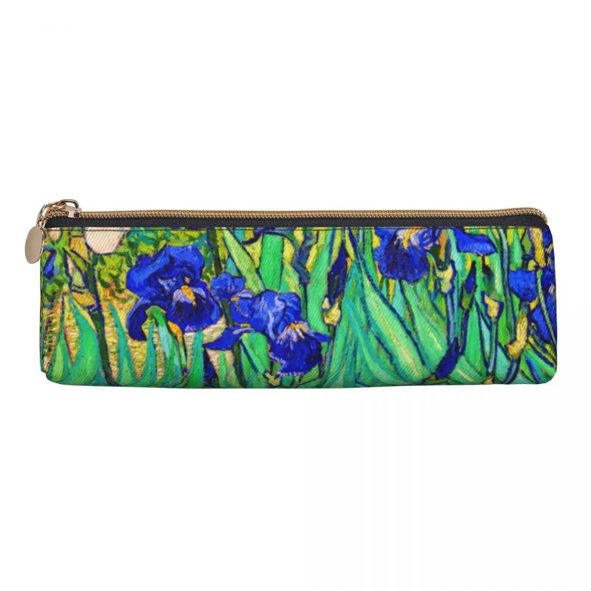 Vincent Van Gogh Pencil Case Irises Flower Print Boy Girl Kawaii Pencil Bag Pattern School Pencil Cases Stationery Gift image 2