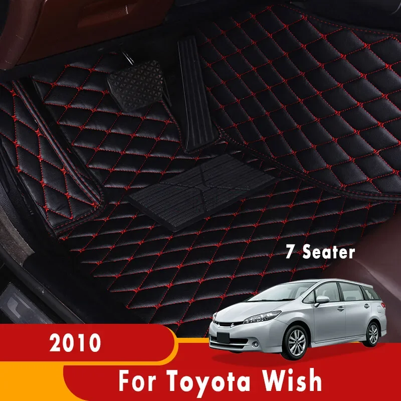 

For Toyota Wish AE20 2021 2020 2019 2018 2017 2016 2015 2014 2013 2012 2011 2010 (7 seats) Car Floor Mats Rug Auto Interior Part