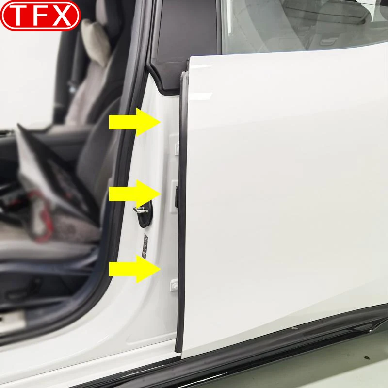 Для Lynk & Co 08 EMP 2025 2026, звукоизоляционная уплотнительная лента для дверей автомобиля, шумоподавление, пыль и водонепроницаемые автомобильные аксессуары Для Lynk & Co 08 EMP 2025 2026, звукоизоляционная уплотнительная лента для дверей автомобиля, шумоподавление, пыль и водонепроницаемые автомобильные аксессуары