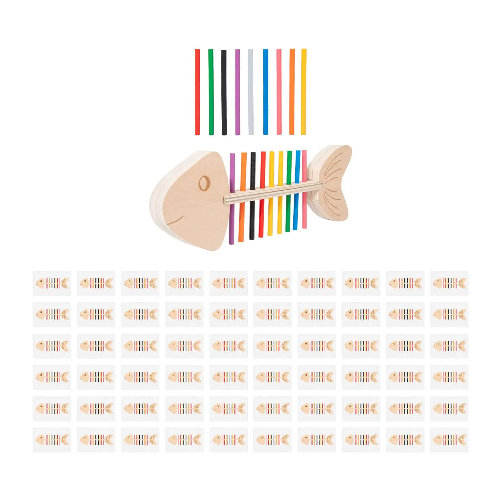 ของเล่นจับคู่สีสำหรับเด็กวัยหัดเดินของเล่นเสริมการเรียนรู้คัดแยกกระดูกปลาของเล่นสำหรับของขวัญวันเกิดเด็กผู้ชายเด็กผู้หญิง