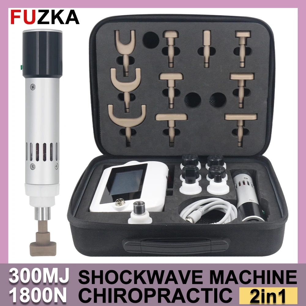 300MJ Shockwave Therapy Machine Shock Waves Relax ED Treatments Relieve Muscle Pain Physiotherapy Electric Chiropractic Tool New