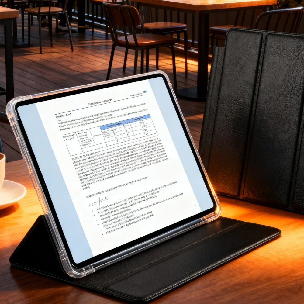 For IPad 11 Tablet Case 11 Inch Auto Wake Stand Tablet Cover for IPad Air 7 11inch/13inch Magnetic Case with Hidden Pencil Slot