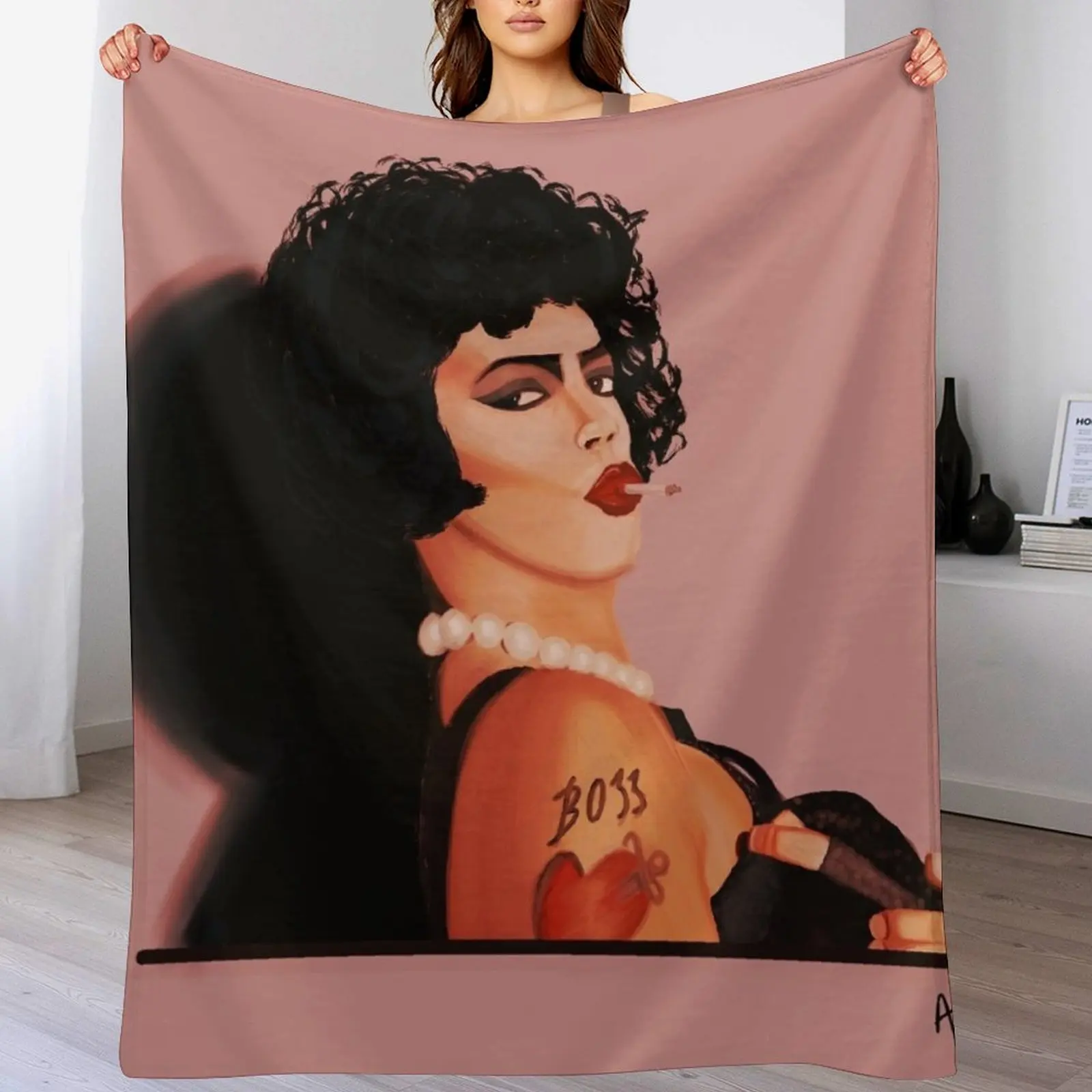 

Dr. Frank-n-furter Throw Blanket Soft Bedroom Blanket for Night Sleeping