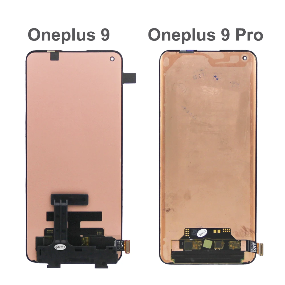 Super Amoled For OnePlus 9 1+9 LCD Display Touch Screen Digitizer Assembly  For Oneplus 9 Pro Display 1+9 pro Screen with Frame