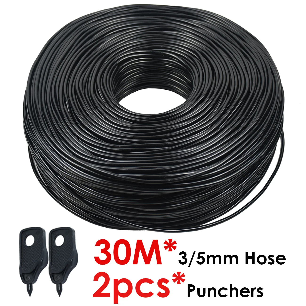 KESLA 5-100M Garten 3/5mm Bewässerungsschlauch 1/8'' PVC-Rohr Mikro-Tropfbewässerungsschlauch Sprinkler mit Lochstanzer für Balkon und Gewächshaus – Detail 4