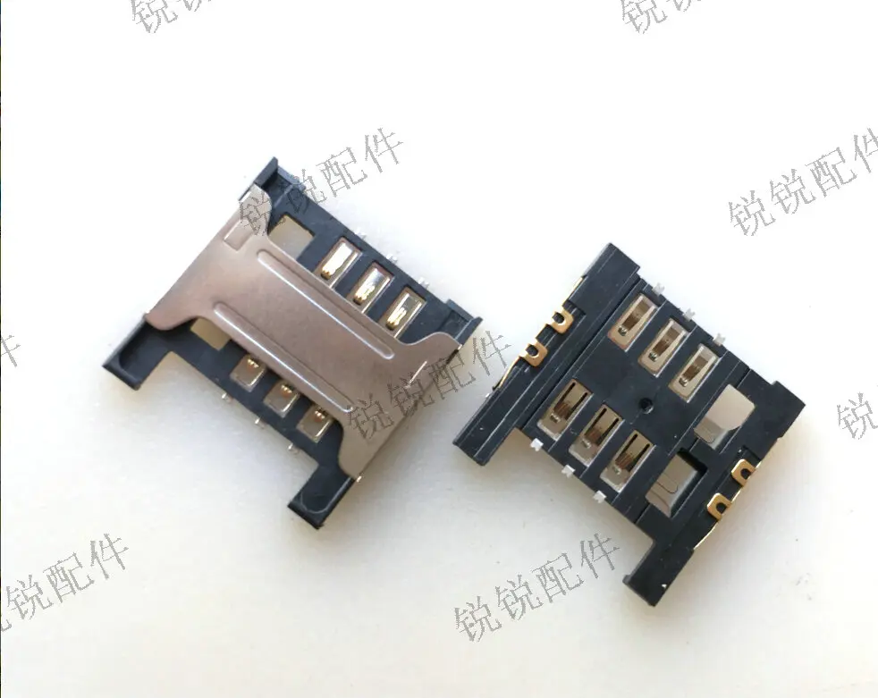 For original SIM Card 6P H1.5MM mobile phone SIM Card 16.3*1.63MM drawer in line card holder