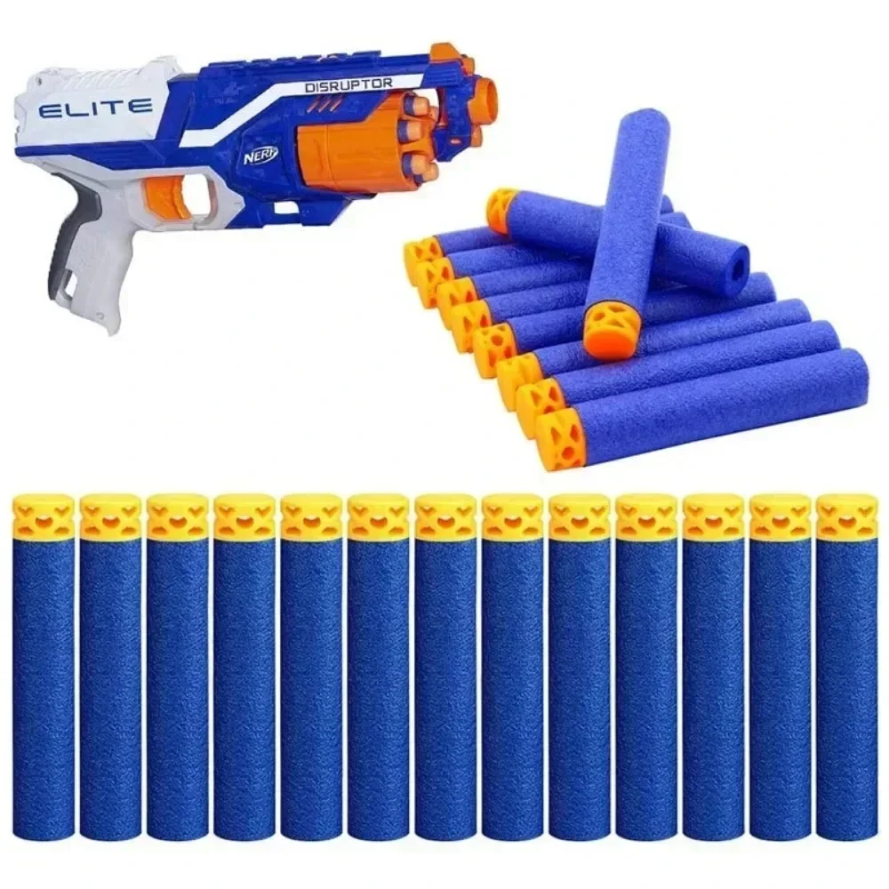 

GG Blue Soft Refill Bullets Strike,7.2x1.3cm Hollow EVA Foam Darts,Nerf Elite Series Toy Gun Gear