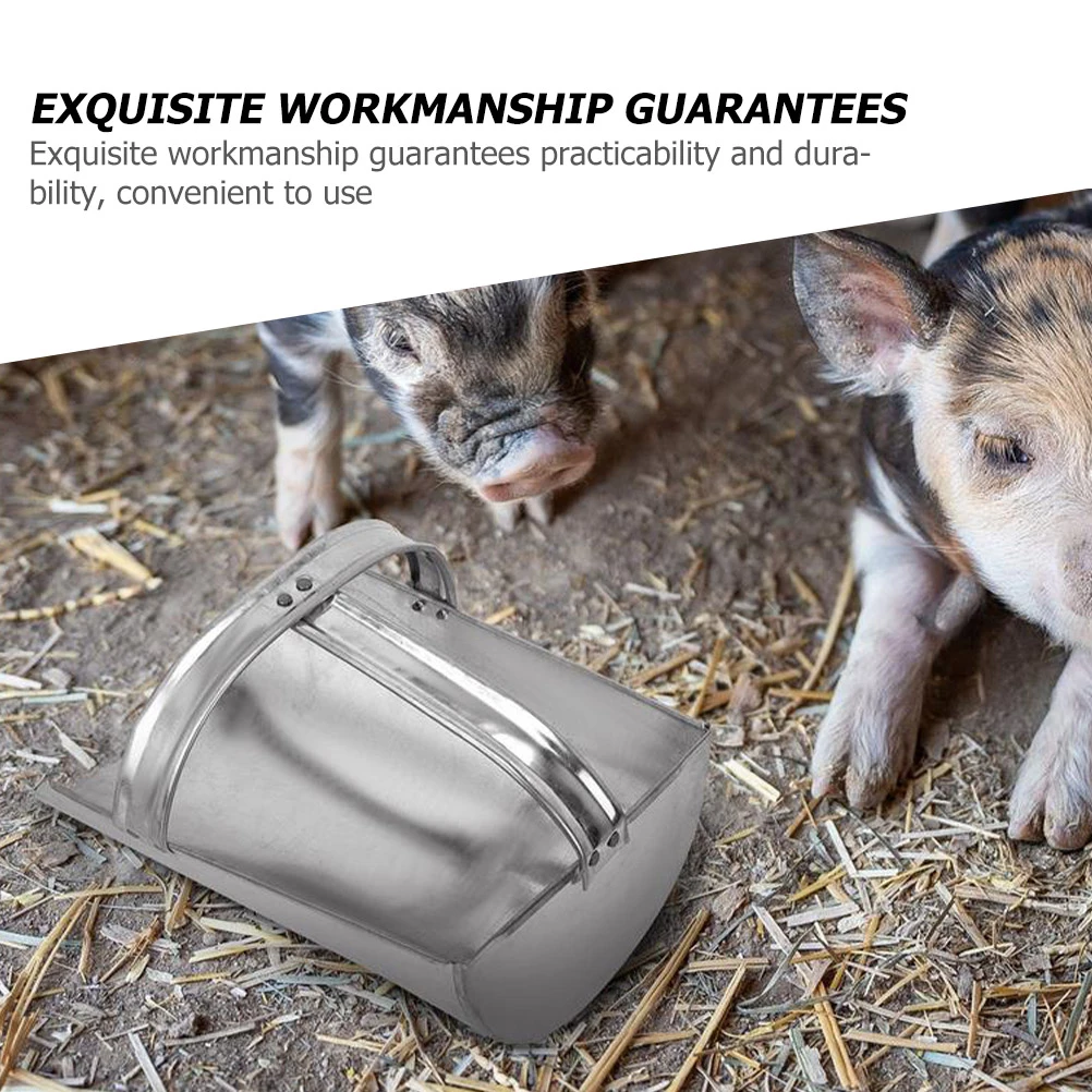 

1pc Feed Thickened Farm Garden Use Feed Durable Veterinary Food Scoop Thickened Shovel Poultry Feeding Tool Farm Shovel