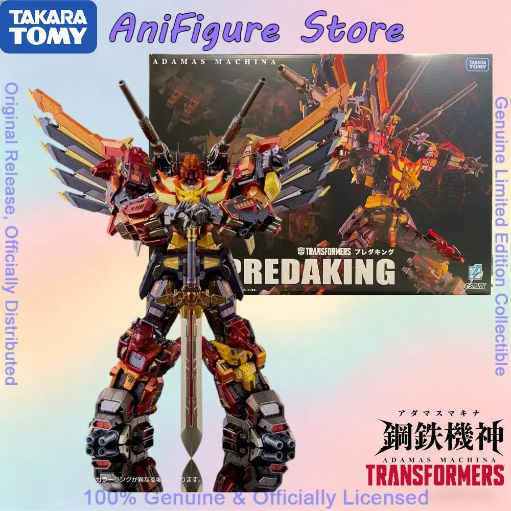 Figura Coleccionable Oficial TAKARA TOMY ADAMAS MACHINA de Transformers Predaking, Modelo de Acción Anime, Disponible en Stock