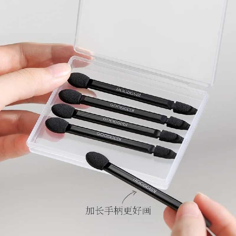 Spugna piccola per ombretto a doppia estremità per pennello correttore portatile per strumento di trucco per miscelazione degli occhi