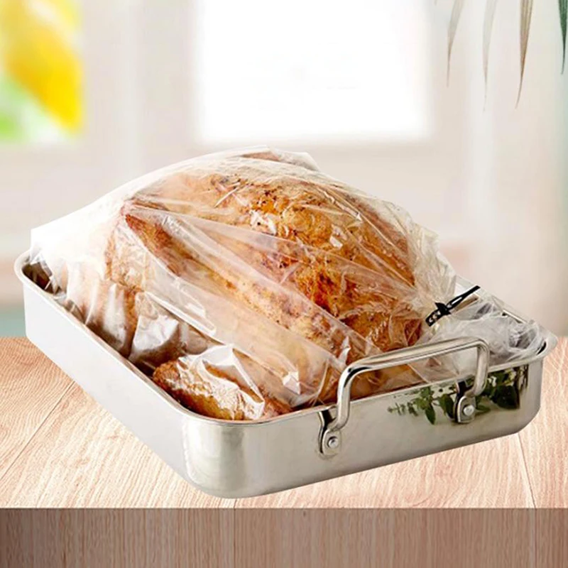 20/30/50 Pcs Turkey Bag Oven Roasting Bags For Turkey Baking Bags For Cooking Chicken Meat 38Cmx25Cm/15inx9.8in
