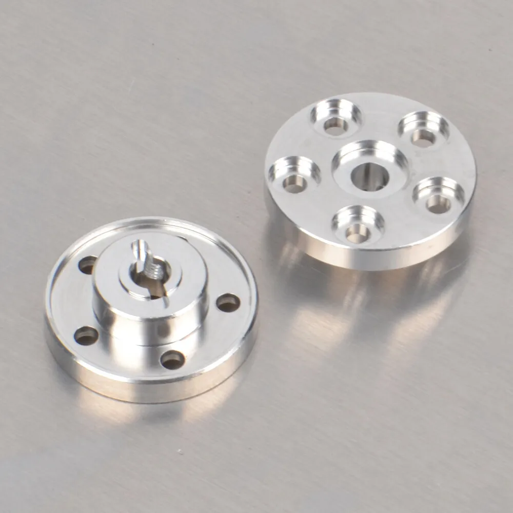 2pcs Aluminum Alloy Wheel Hub Suitable for Tamiya CW-01 Lunch Box /BlackFoot /Frog /Midnight Pumpkin