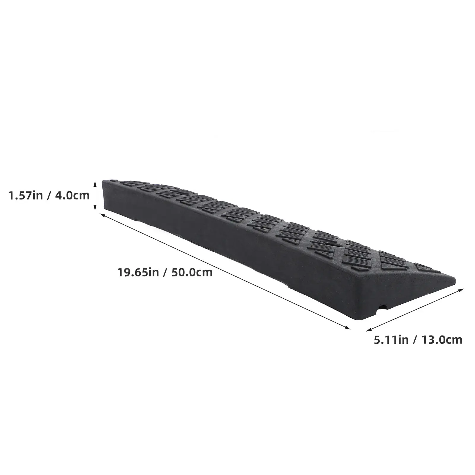 2Pcs Plastic Door Threshold Ramps Car Ramps Heavy Duty Curb Ramp for Driveway Vehicle Wheelchair Loading Ramp Non-Slip Surface