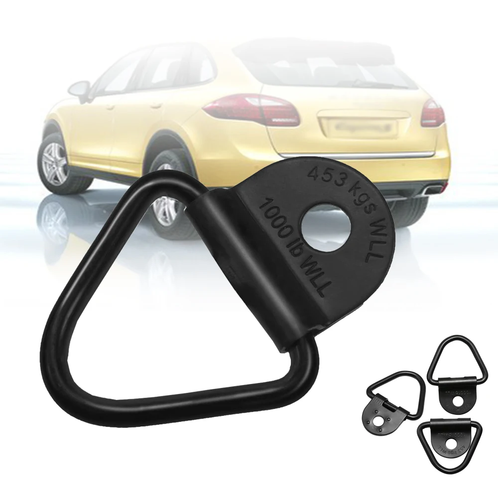 

Multifunctional Carbon Steel Black Hook V-shaped Metal Fixing Ring For The Trunk Of Trailer Off-road Vehicle