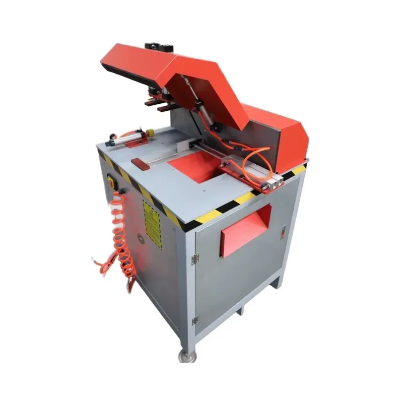 Automatic Single Head Saw for Aluminum and PVC Profile Cutting 45 90 Degree