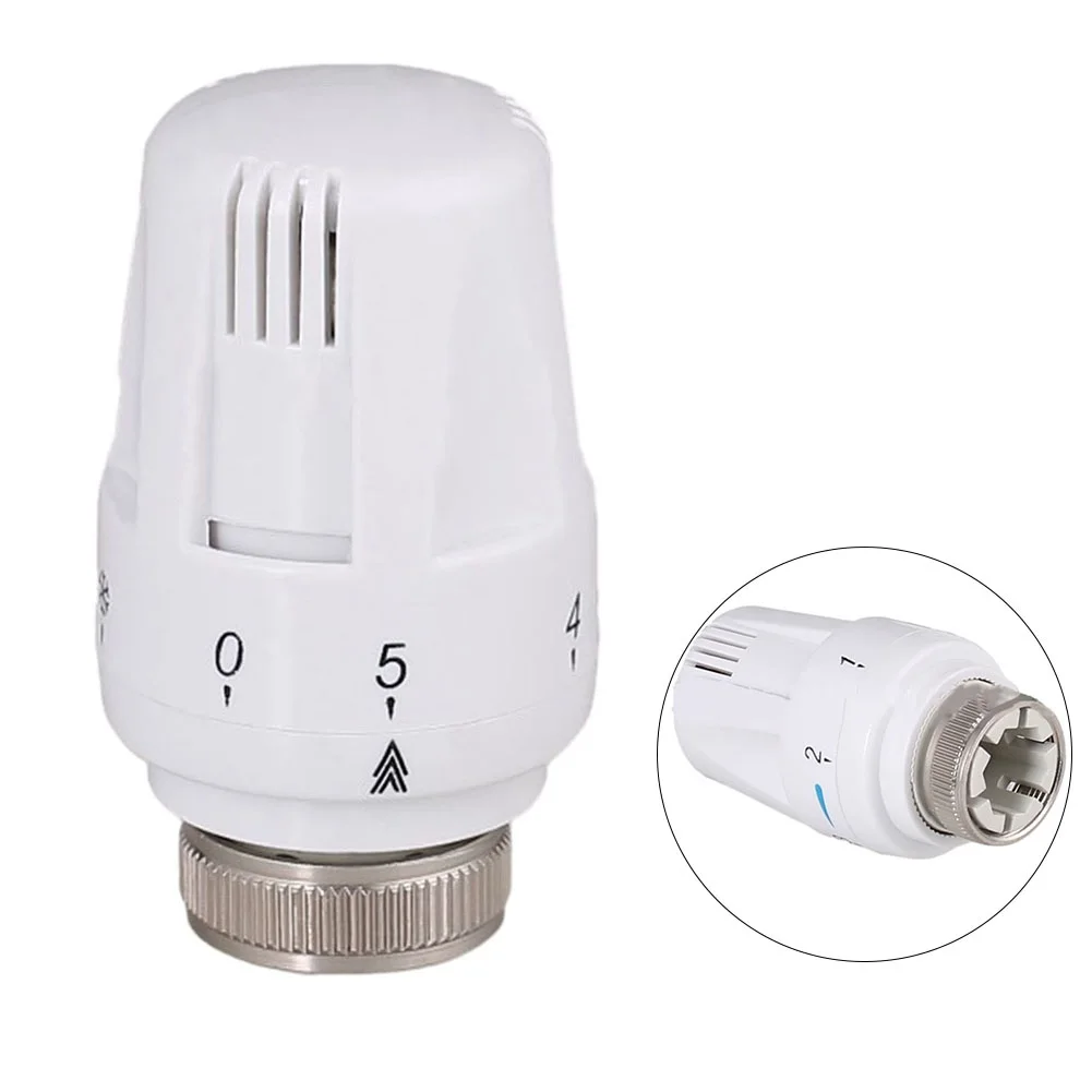 1Pcs Thermostatic Valve Head M30 X 1.5 Radiator Valve Replacement Self-adjusting Head Radiator Thermostat Valve