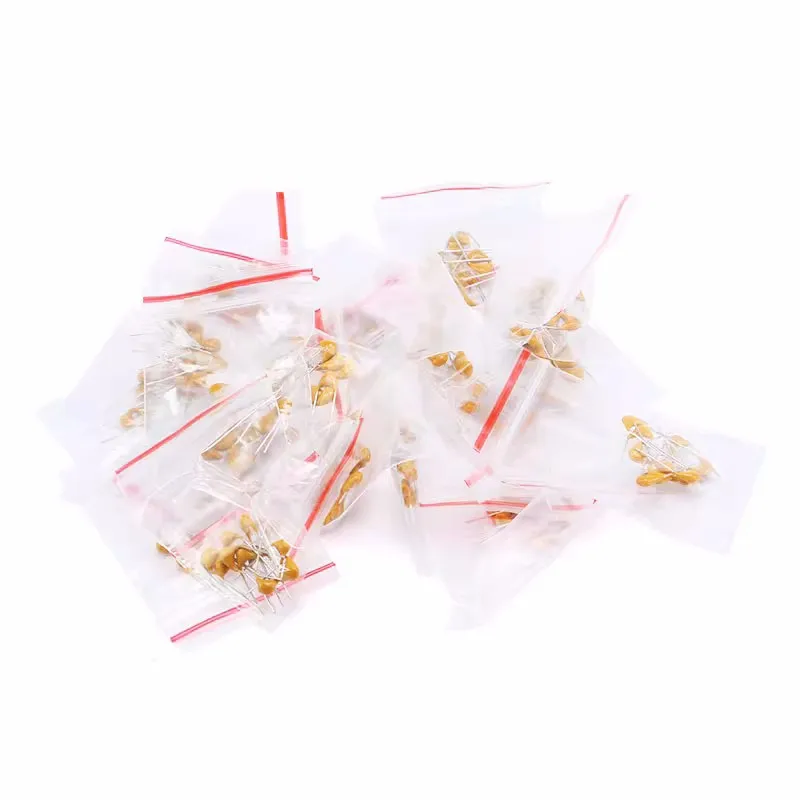 

Component package Monolithic capacitor package 20PF-105 (1UF) 50V 18 types/10 of each type/180 in total