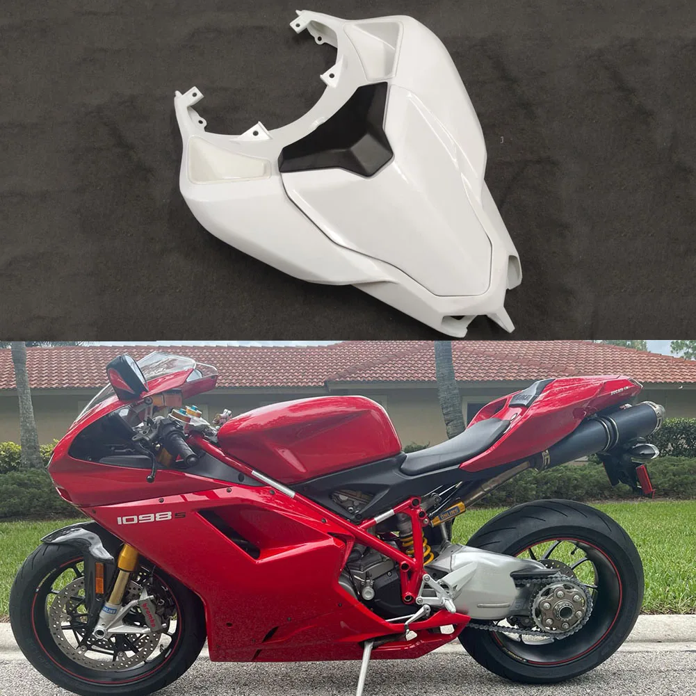 ALLGT Motorcycle Unpainted Tail Rear Fairing For Ducati 1098 848 1198 2007 2008 2009 2010