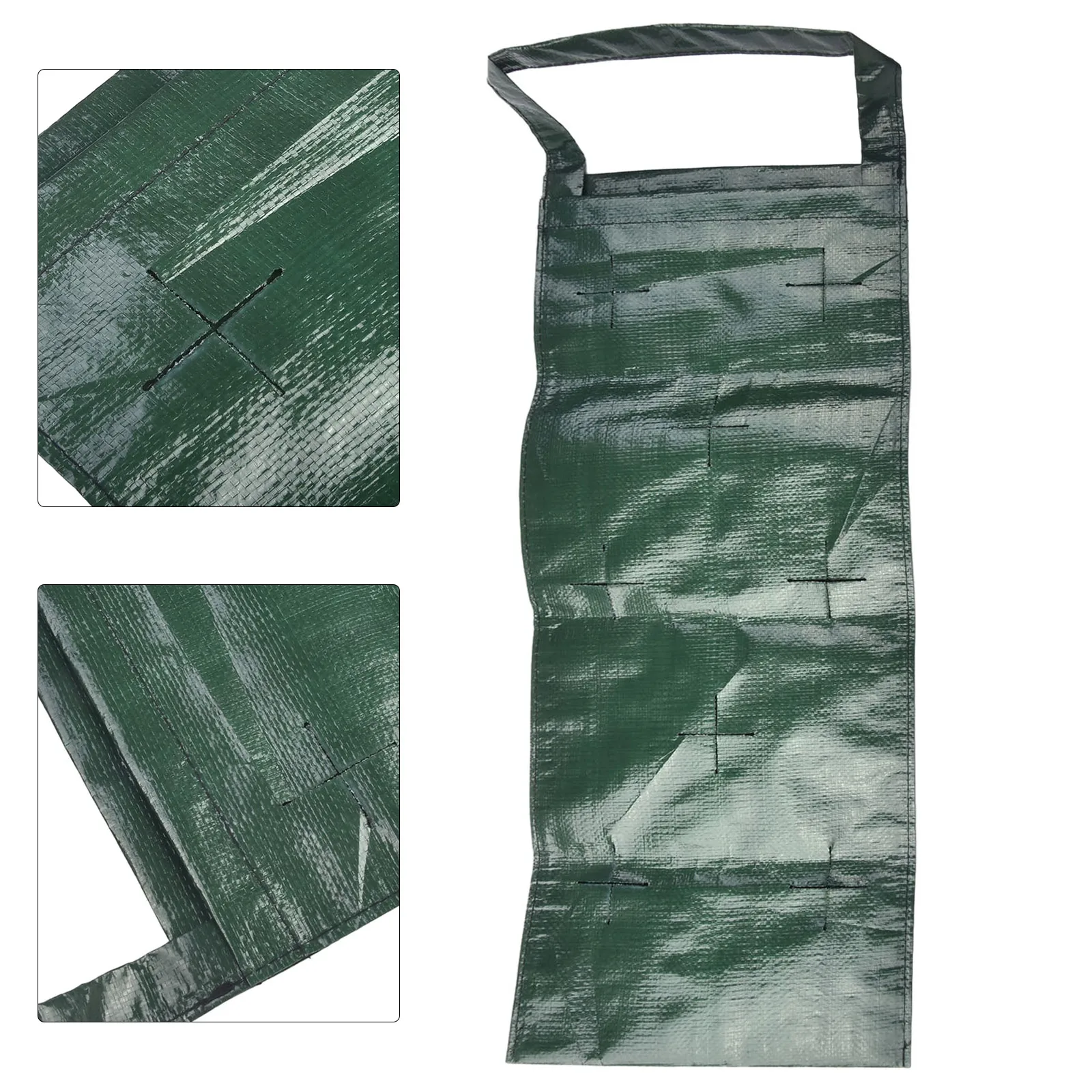 Multi Purpose Canvas Upside Down Tomato Strawberry Plant Flower Plant Grow Bag for Herb Strawberry and Pepper Growth