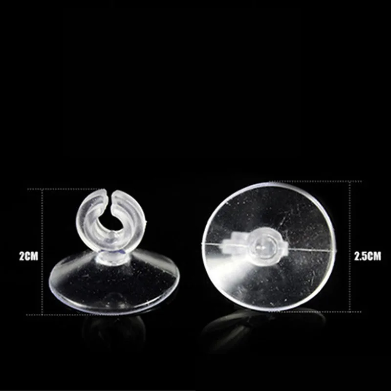 10-50pcs Aquarium Suction Cup Holder Fish Tank Sucker for 4/6mm Air Line Pipe Tube Wire Holder Aquarium Accessories