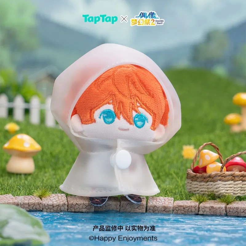 

TapTap X Ensemble Stars!! Music 9cm Cute Plush Finger Puppet Pendant Transparent Raincoat Bag Decoration For Anime Collectors