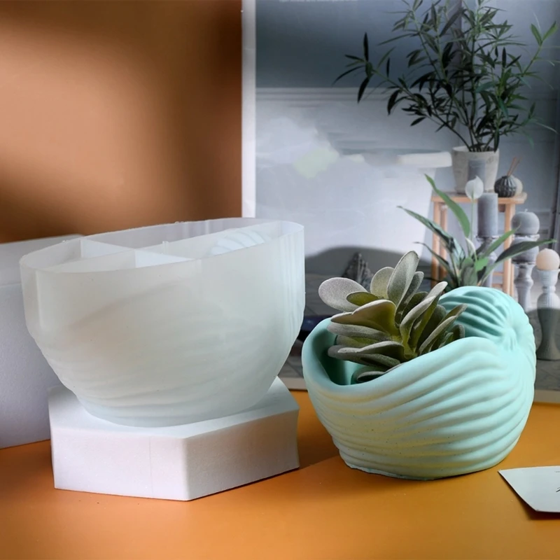 

Silicone Flowerpot Molds Animal Suitable for Hand-Making Flowerpot N2UE