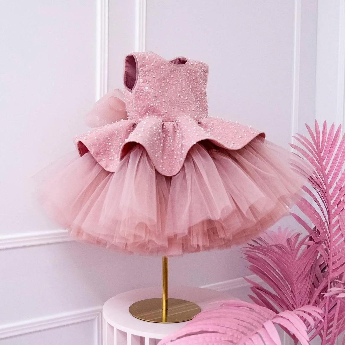 

2025 Новая коллекция, платье на день рождения, платье принцессы, детское платье с цветочным узором для девочек на свадьбу, платье для фортепиано, оптовая продажа с фабрики