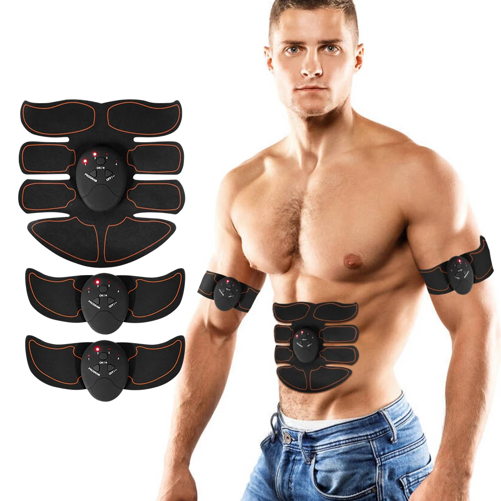 Estimulador muscular caderas brazos Abdomen entrenador muscular Abs EMS inalámbrico inteligente tóner muscular Abdominal adelgazamiento en casa máquina de Fitness