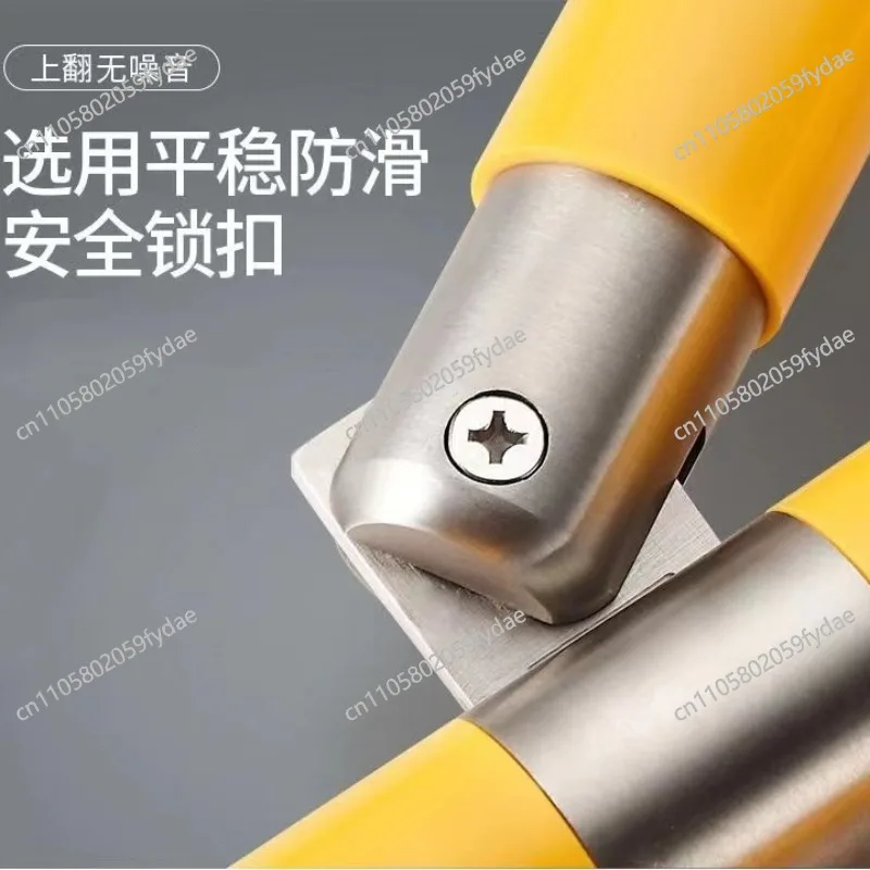 U-shaped Stainless Steel Base Upturned Barrier-free Toilet with Armrest Non-slip Folding