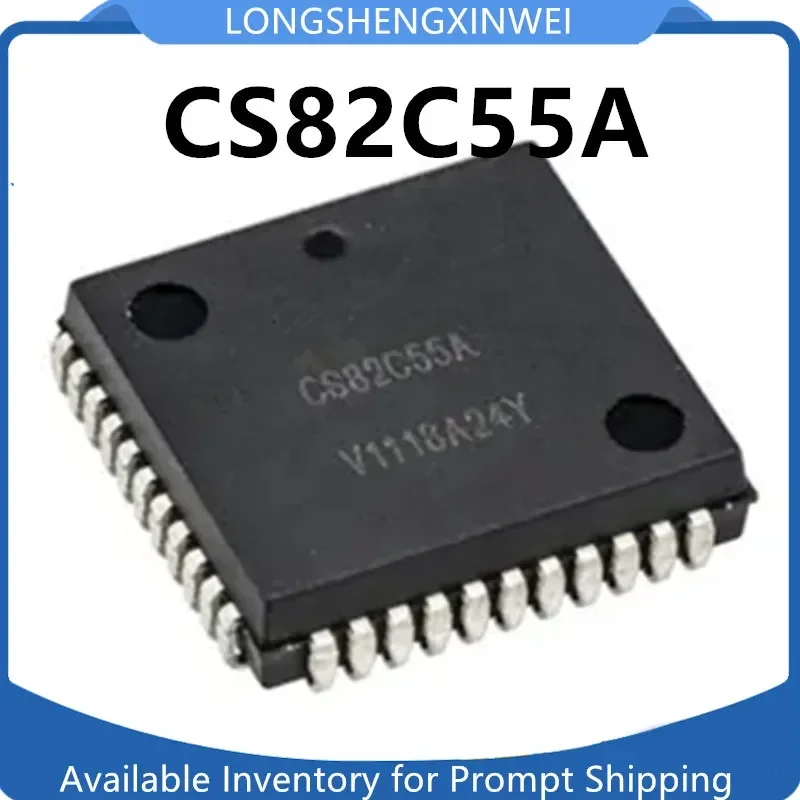 1PCS CS82C55A CS82C55 CS82C55A-5 PLCC44 New I/O Extender Chip