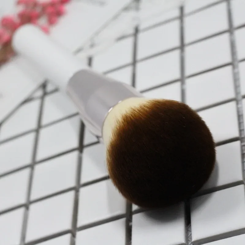 White Handle Large Powder Foundation Makeup Brushes Professional Blush Contour Brush Cosmetic Beauty Tools pinceis de maquiagem