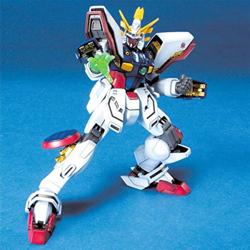 Bandai Genuine Gundam Modelo Kit, Gunpla Anime Ação Figura Brinquedos, Coleção Mg Gf13-017Nj Shining