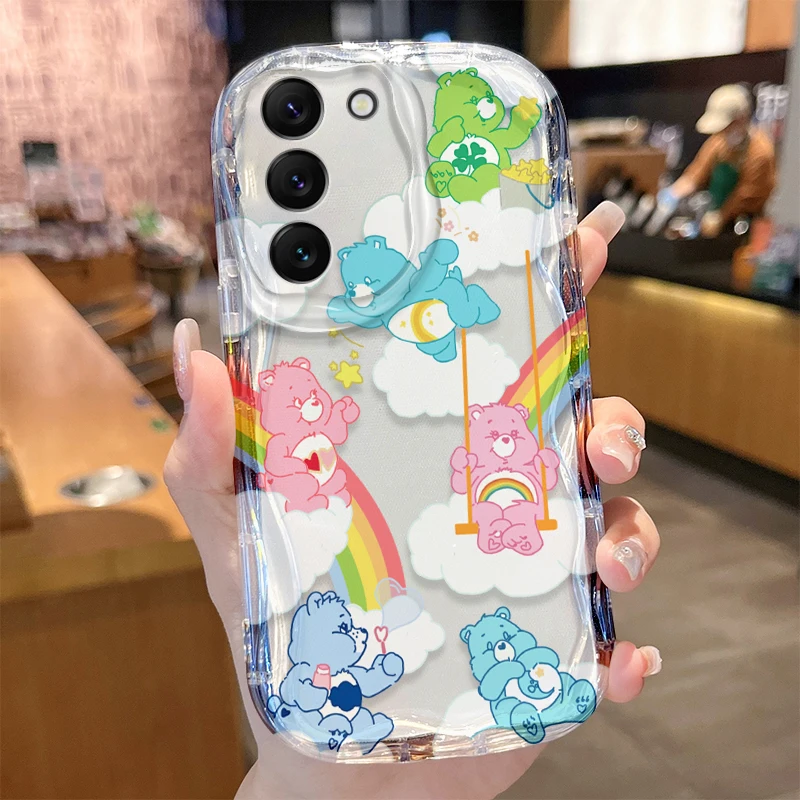 Care Bears Wave Case for Samsung Galaxy S25 S24 S23 S22 S21 Ultra Plus S20 FE A73 A72 A71 A56 A55 A54 5G A52 A52S A51 4G Cover - náhled 4