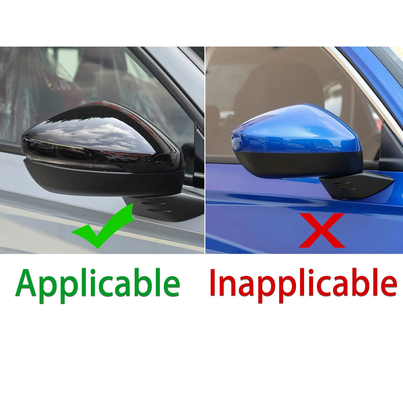 Coques de rétroviseurs latéraux en fibre de carbone véritable pour Honda Civic Type-R FL5 2022-2025