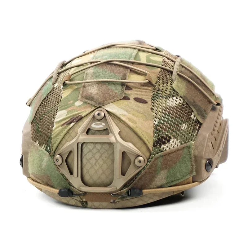 Airsoft Helmet Cover Tactical Combat Multicam Helmet Cover Gear Hunting CS Wargame Helmet Protective Cover Accessories MC