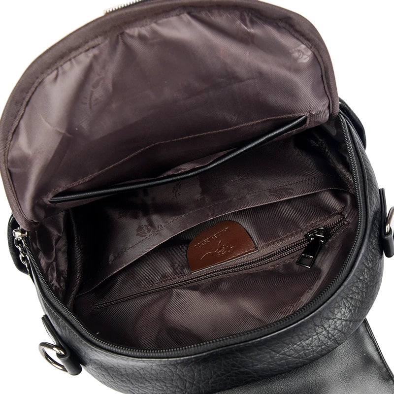 Fashion Backpack for Women Pu Leather Back Pack Ladies Travel Rucksacks Cute Shoulder Bags Designer Large School Bag for Girls