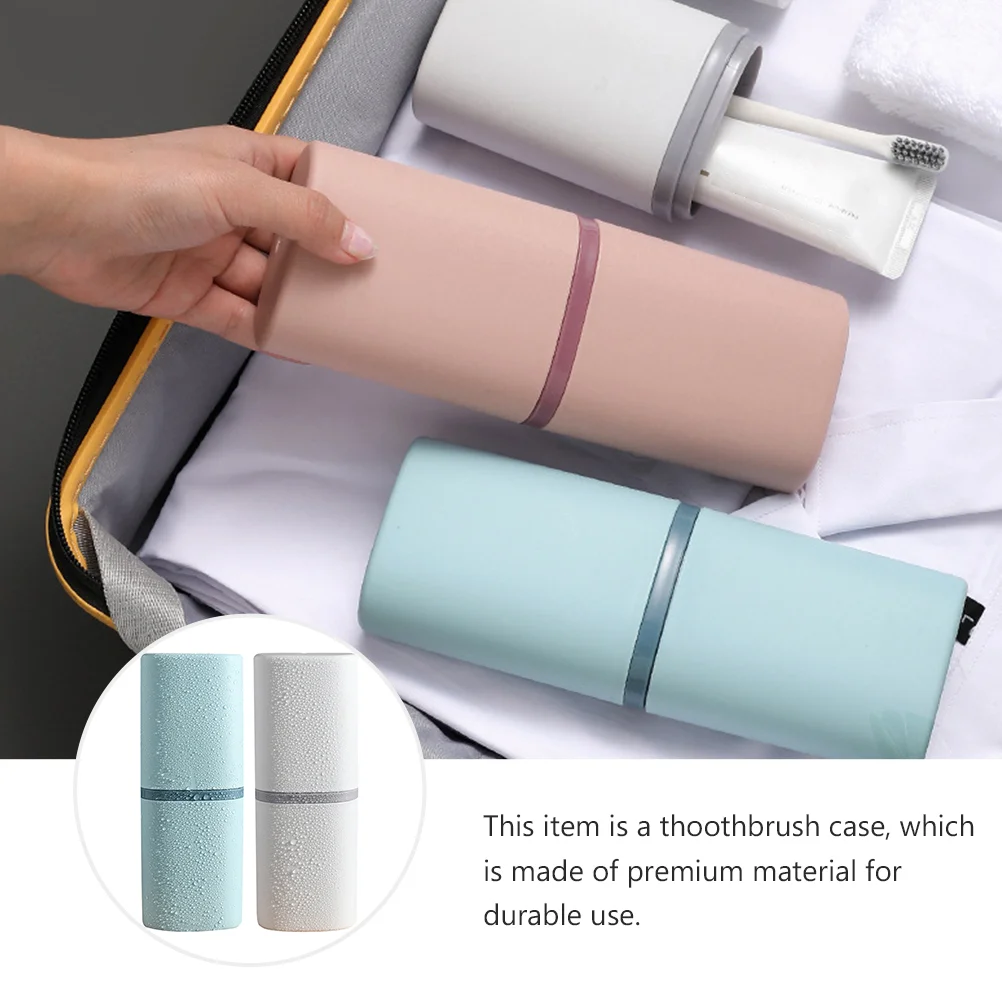 

Держатель для зубной пасты, зубной щетки, чехол для хранения, простой дорожный набор, синий контейнер