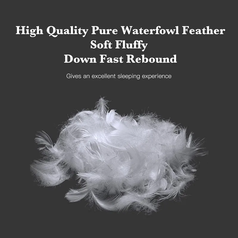 5 inch Extra Thick White Down Feather Mattress Topper Queen Size, Luxury 233 Thread Count 100% Cotton Pillowtop Featherbed Hotel