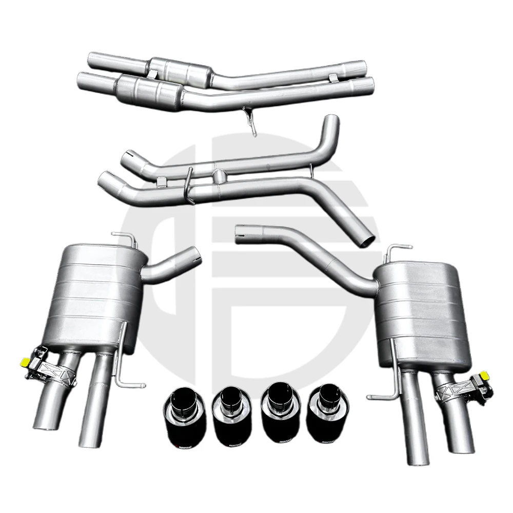 High Performance Stainless Steel Catback Exhaust System For A7 C8 Valve Muffler Pipe Auto Racing Parts