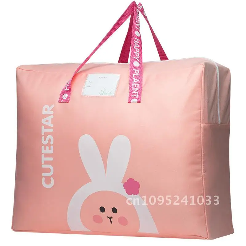 

Сумка для хранения одеял для детского сада, ткань Оксфорд, пыленепроницаемая, влагостойкая, на молнии, одежда, сумка для переезда, упаковочная сумка