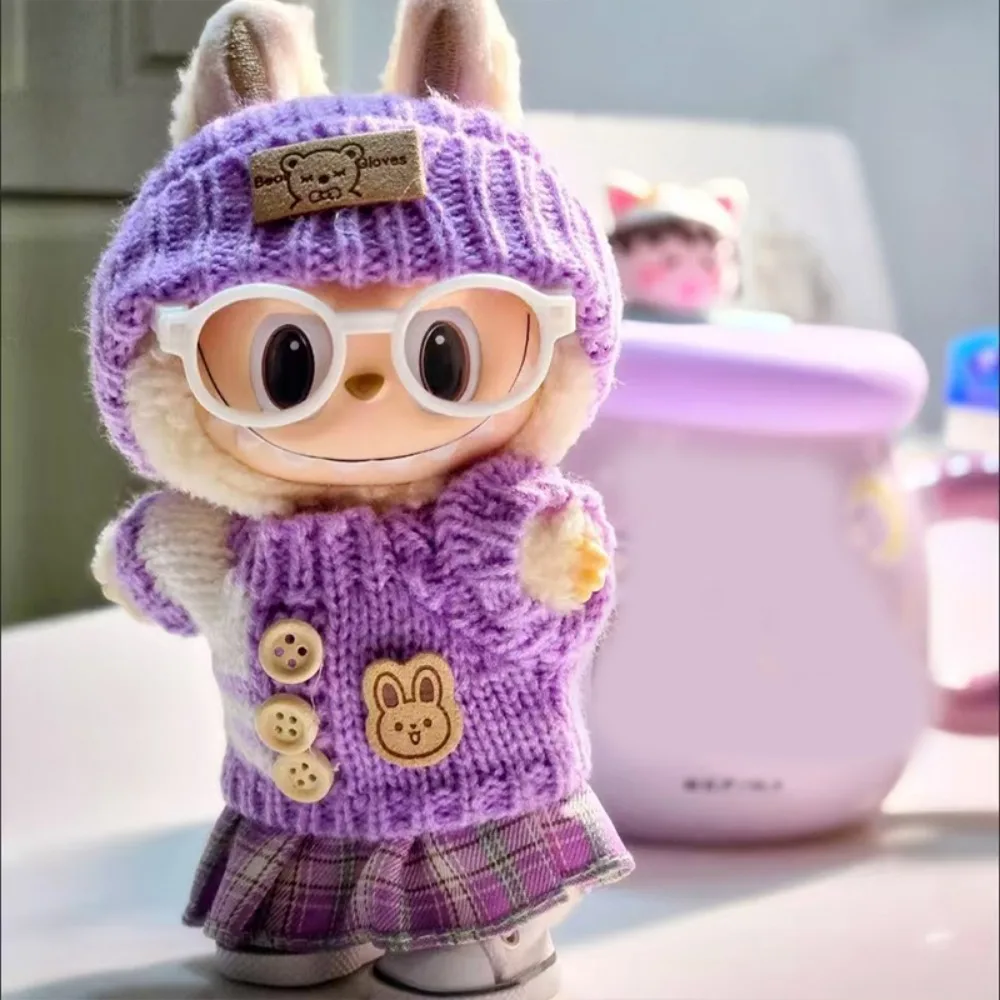 

Fashion Clothes Wear For 17cm Labubu, 6.7inch Doll Clothes Dolls And Accessories Cute Decoration Little Cloths( not doll)