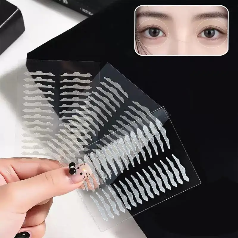 Double Eyelid Tape 3D Support Invisible Self-Adhesive Transparent Waterproof Fiber Stickers Eye Tools Beauty Kit