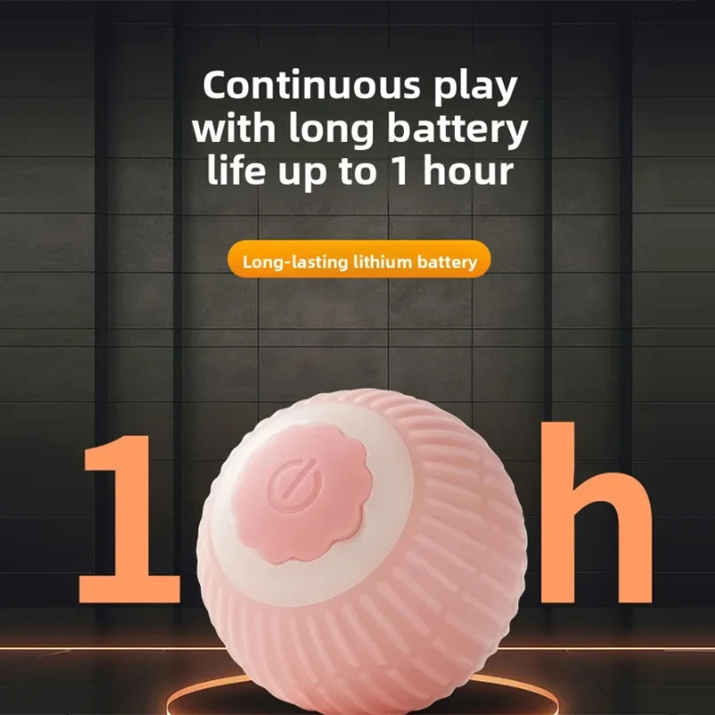 لعبة القطط الأوتوماتيكية التفاعلية، كرة دوارة ذاتية اللعب مع مستشعر ذكي، ترفيه ممتع للقطط الداخلية ووقت واحد