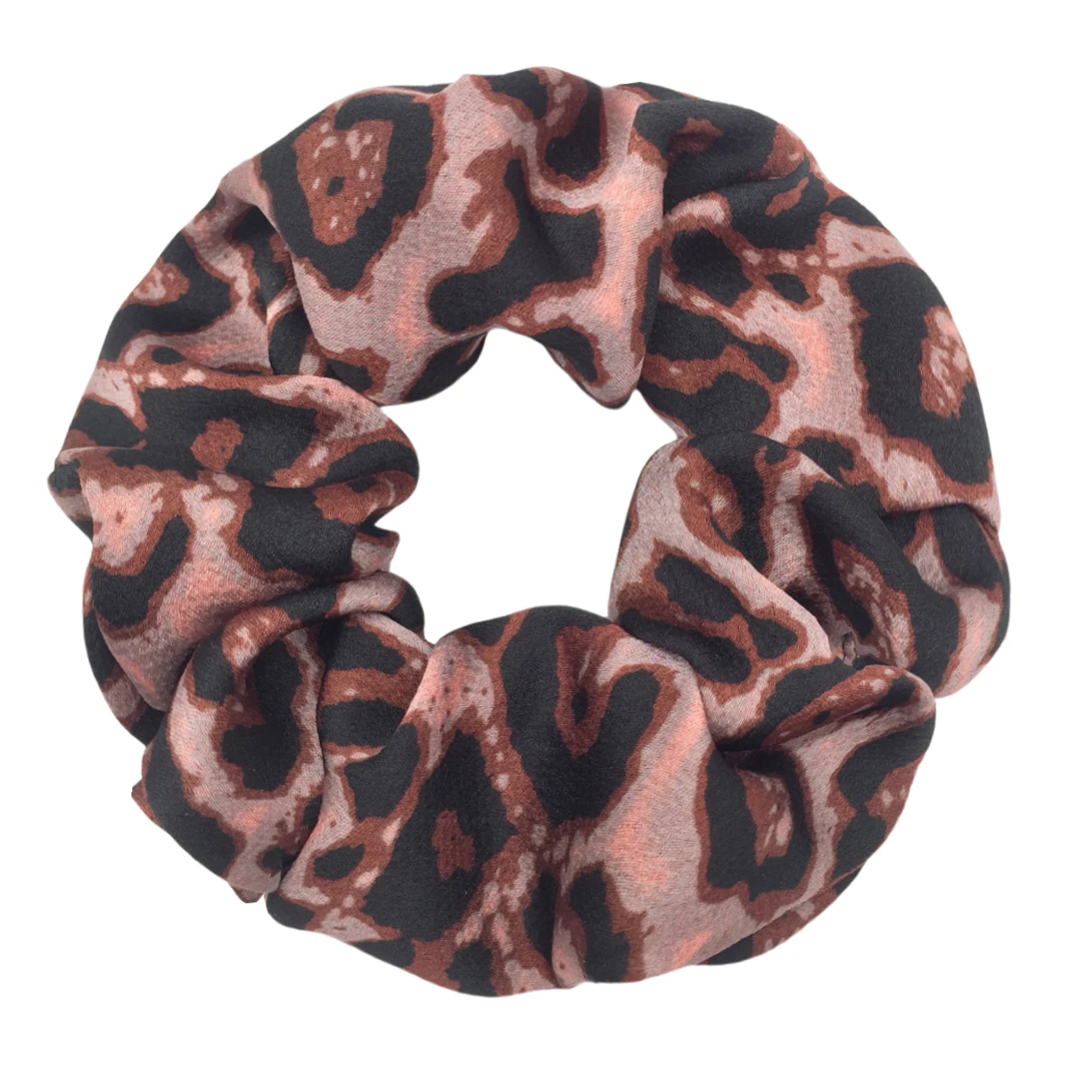 6pcs/lot Print Lady Hair Scrunchies Pack Leopard Elastic Headbands Satin Hair Bands Scrunchy Accessories Ponytail for women