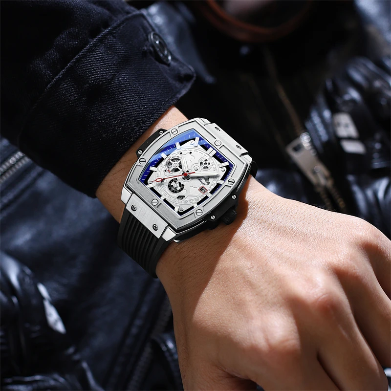 CHENXI 8251 New Watches For Men Top Luxury Brand Quartz Watch Sport Waterproof Wristwatches Chronograph Date Relogio Masculino