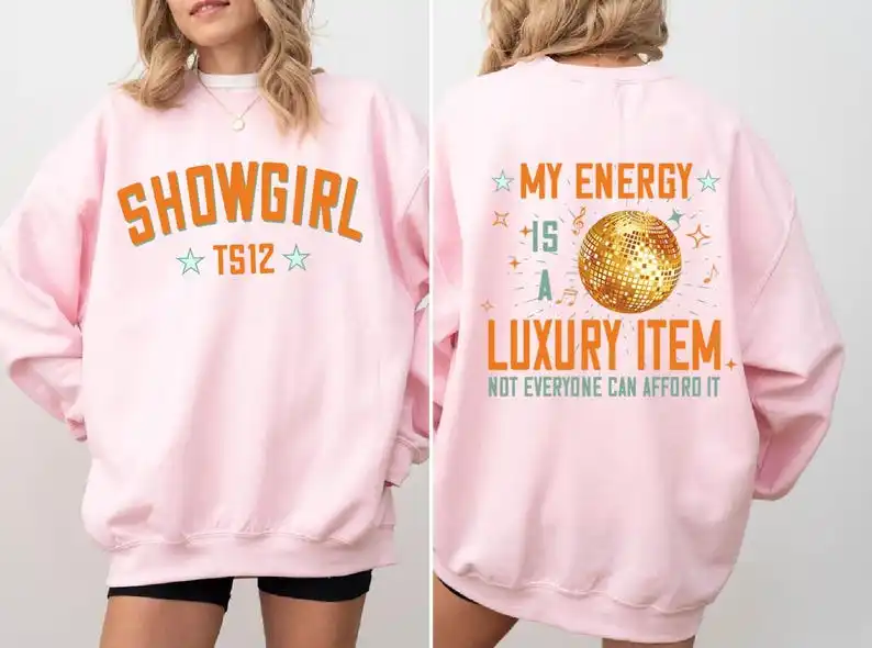 In My Showgirl Era Sudaderas en mi era Estética Lindo Showgirl Regalo Manga larga País Música Fan Yops Concierto Camiseta Otoño Y2k