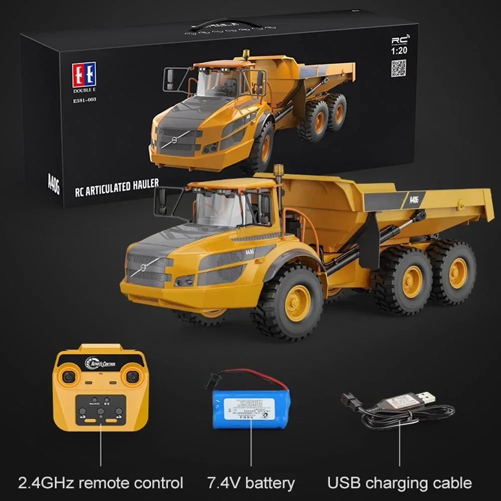 ダブルE E591 A40G 大型RCトラック 1/20 4WD RCダンプカー トラック